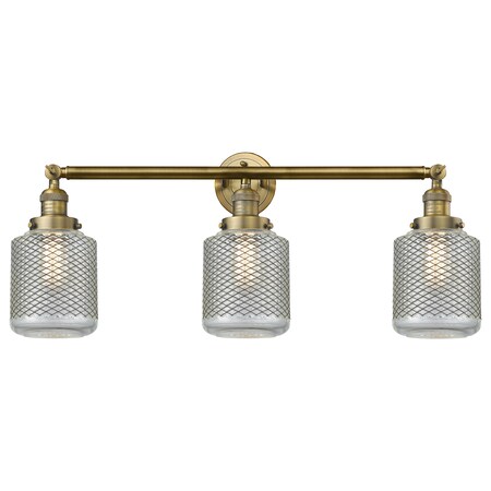 Innovations Lighting 3 Light Vintage Dimmable Led Adjustable Bathroom Fixture 205-BB-S-G262-LED